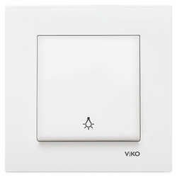 Viko Karre/Meridian Beyaz Light + (Mekanizma) (Çerçeve Hariç) 90967003