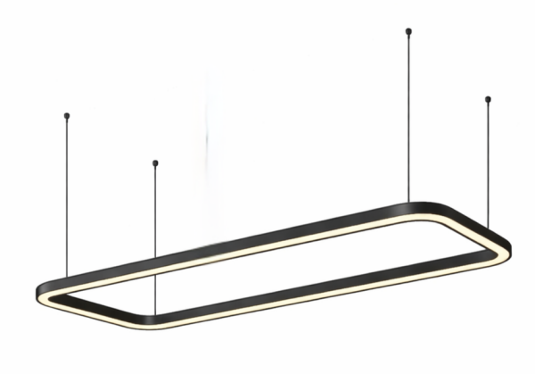 180x90 cm Oval Köşe Dikdörtgen Lineer- Osram Led-6x8 cm