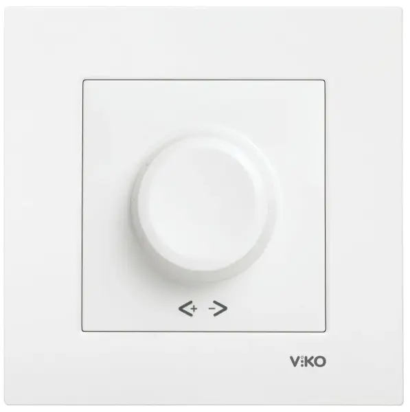 Viko Karre/Meridian Beyaz Rotatif Dimmer R 40-600W (Çerçeve Hariç) 90967047