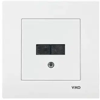 Viko Karre/Meridian Fiber Optik Konnektör Beyaz (Çerçevesiz) 90967023