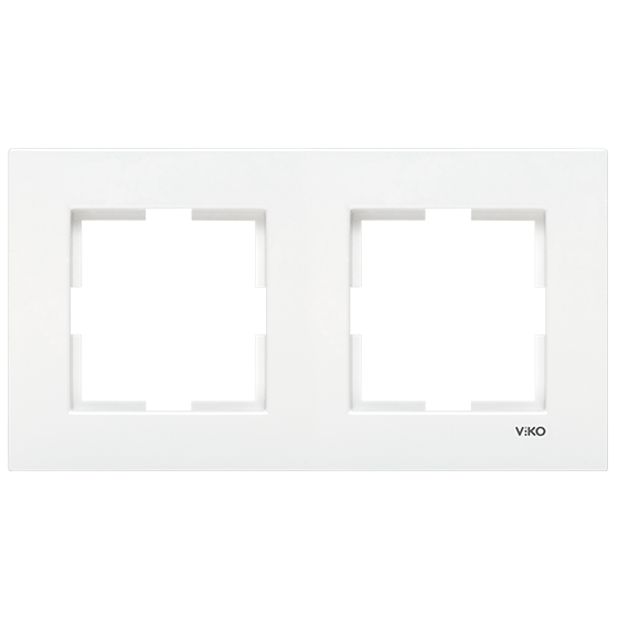 Viko Karre Beyaz İkili Çerçeve 90960201