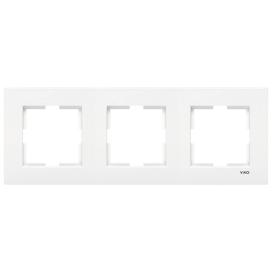 Viko Karre Beyaz Üçlü Çerçeve 90960202