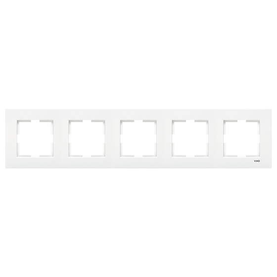 Viko Karre Beyaz Beşli Çerçeve 90960204