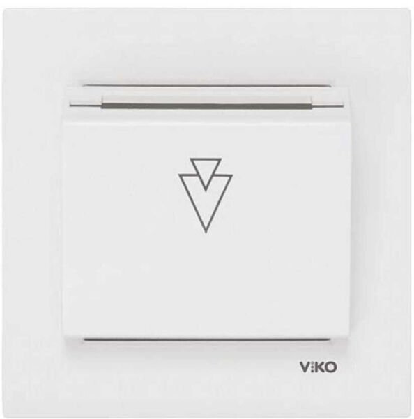 Viko Karre/Meridian Beyaz E-Saver Gecikmeli switchli + Mekanizma (Çerçeve Hariç) Enerji Saver 90967121