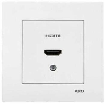 Viko Karre/Meridian Beyaz Hdmı Konnektör Mekanizma (Çerçeve Hariç) 90967168
