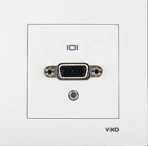 Viko Karre/Meridian Beyaz Vga Konnektör Mekanizma (Çerçeve Hariç) 90967166