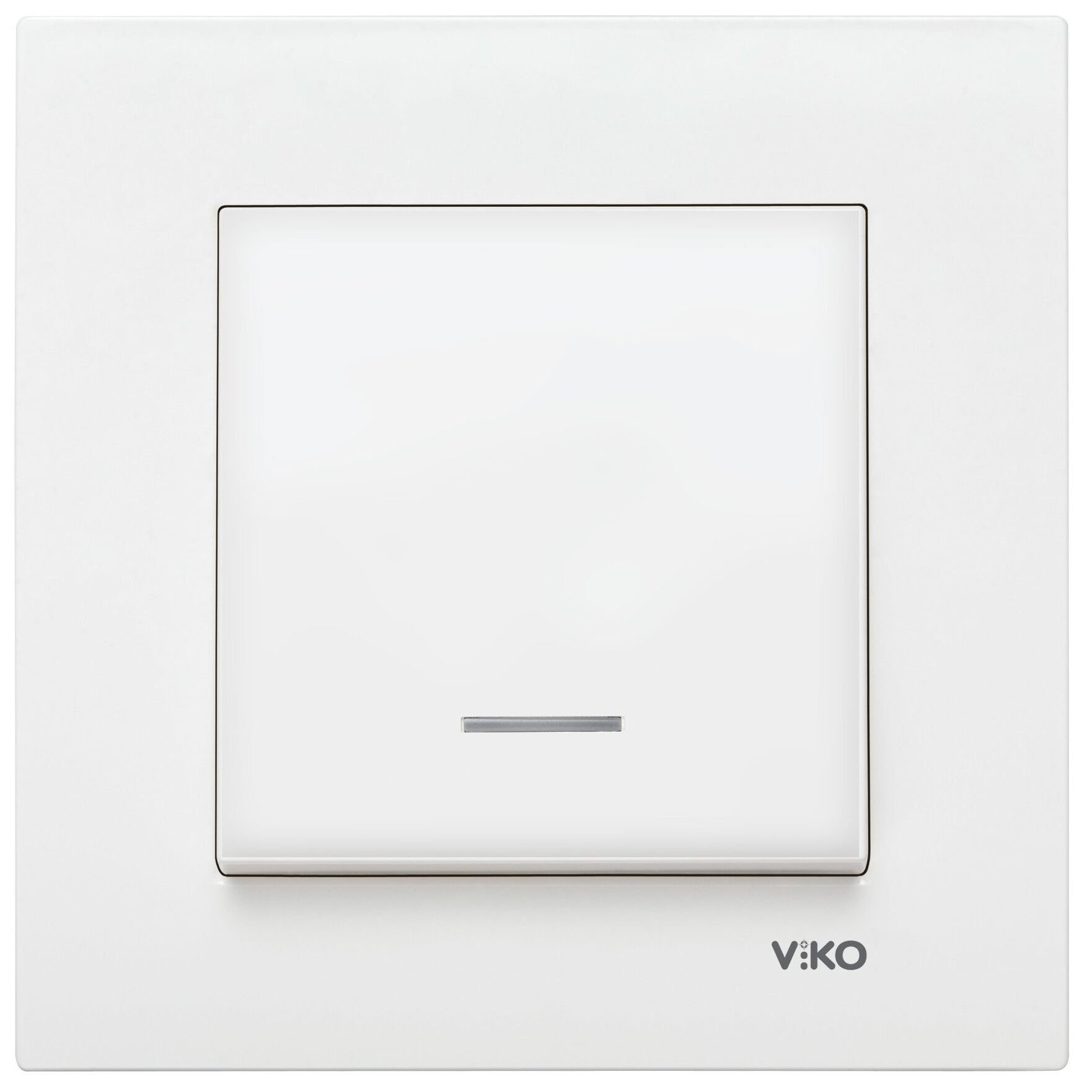 Viko Karre/Meridian Beyaz Işıklı Anahtar (Çerçeve Hariç) 90967019