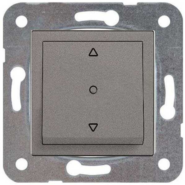 Viko Artline Novella/Trenda Füme  Tek Düğmeli Jaluzi Kumanda Anahtarı (Düğme +Mekanizma) 92605472