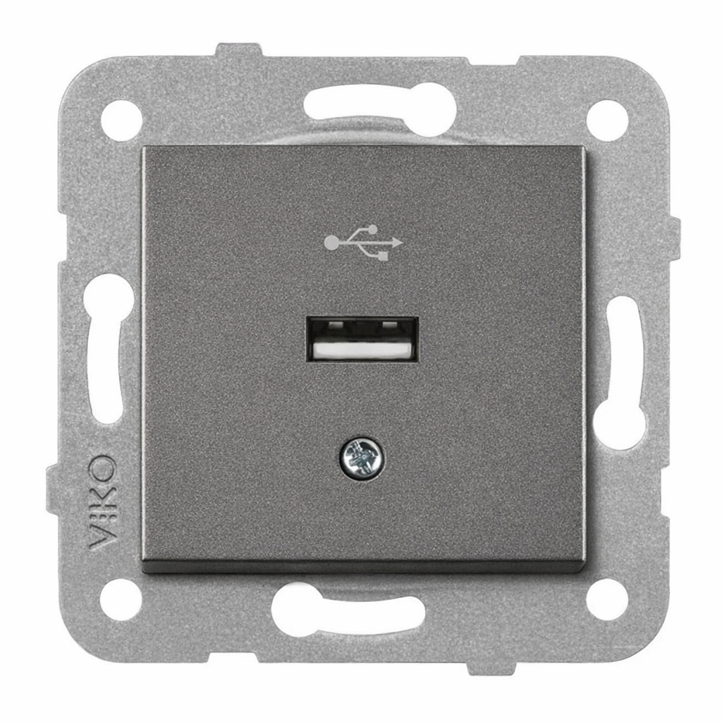 Viko Artline Novella/Trenda Füme USB Konnektör (Kapak +Mekanizma) 92605415