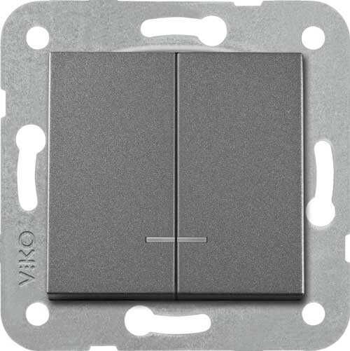 Viko Artline Novella/Trenda Füme Işıklı Komütatör (Düğme +Mekanizma)  92605450