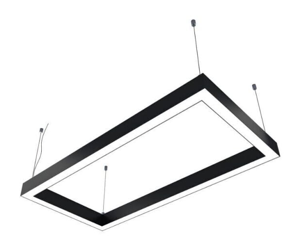 180X90cm Osram LED Dikdörtgen Lineer Aydınlatma-Sıva Üstü/Sarkıt Montaj- 5x8 cm Kasa
