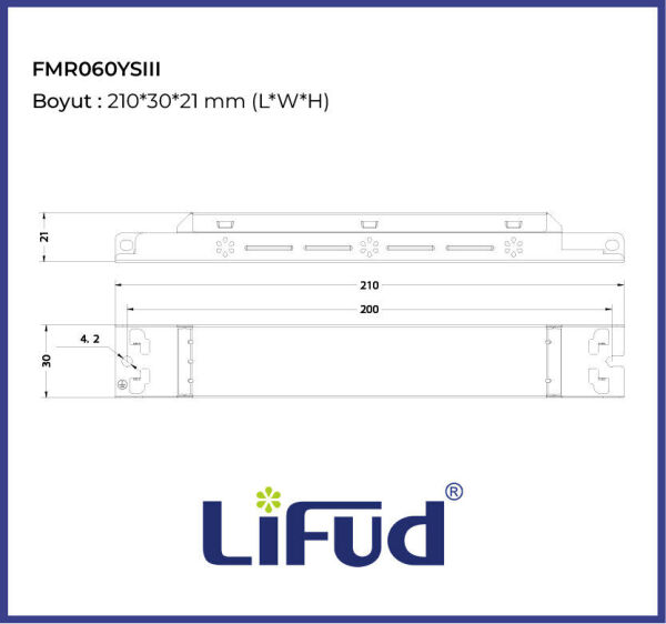 LİFUD Lineer Aydınlatma Driver - 60 w 350 ma - Lifud LF-FMR060YSIII 60W LED Sürücüsü