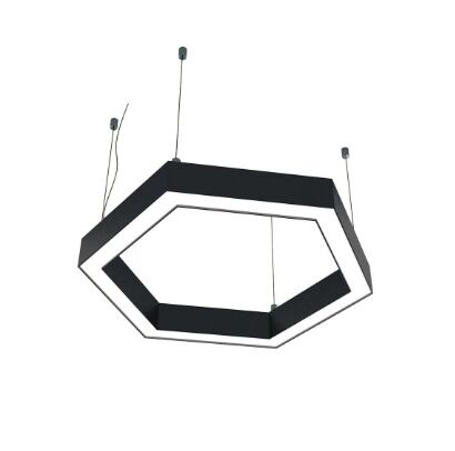 60 cm Osram LED Altıgen Petek Lineer Aydınlatma-Sıva Üstü/Sarkıt Montaj- 5x8 cm Kasa