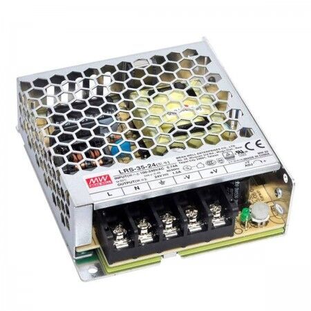 MEAN WELL 24V 1,5A METAL KASA GÜÇ KAYNAĞI 36 W LRS-35-24