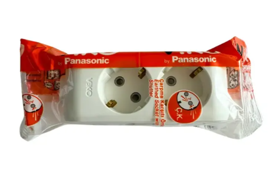 Viko Multi-let Topraklı 2'li Ç.K Kablosuz Grup Priz Beyaz