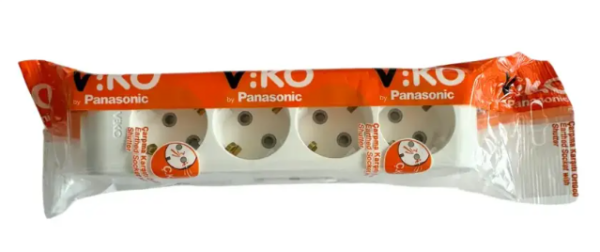 Viko Multi-let Topraklı 4'lü Ç.K Kablosuz Grup Priz Beyaz