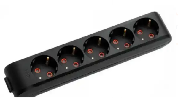 Viko Multi-let Topraklı 5'li Ç.K Kablosuz Grup Priz Siyah