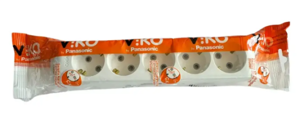 Viko Multi-let Topraklı 5'li Ç.K Kablosuz Grup Priz Beyaz