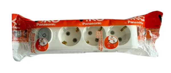 Viko Multi-let Topraklı 3'lü Ç.K Anahtarlı Kablosuz Grup Priz Beyaz