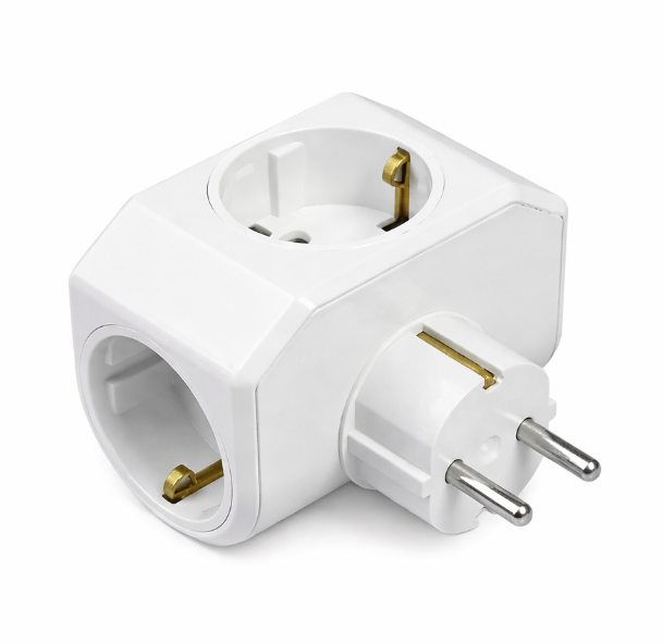 Viko Yonca Plus Beyaz Üçlü Topraklı Priz - 90303003