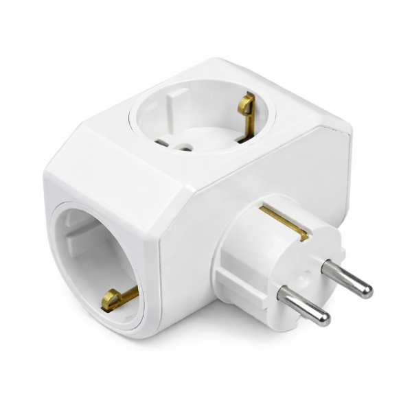 Viko Yonca Plus Beyaz Üçlü Topraklı Priz - 90303003