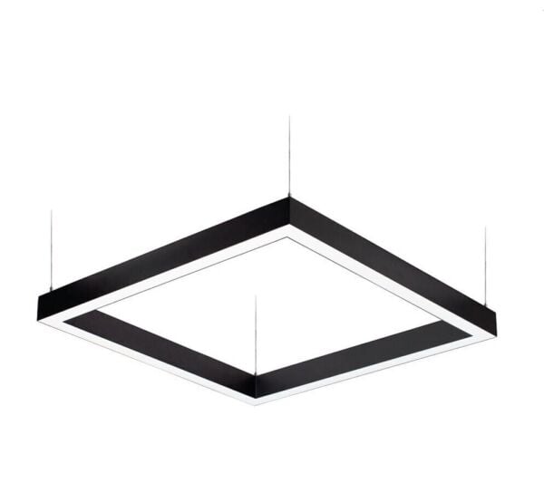 70X70 cm Osram LED Kare Lineer Aydınlatma-Sıva Üstü/Sarkıt Montaj- 5x8 cm Kasa