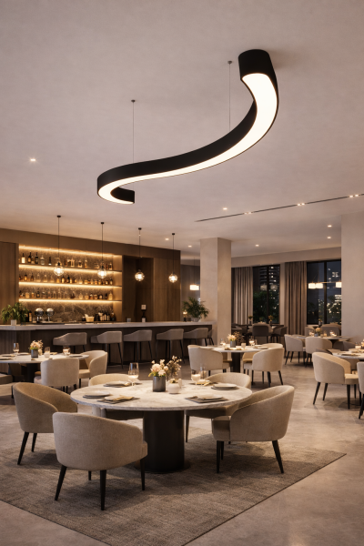 220 cm  Su Yolu Lineer Aydınlatma- Osram Led-8x8 cm