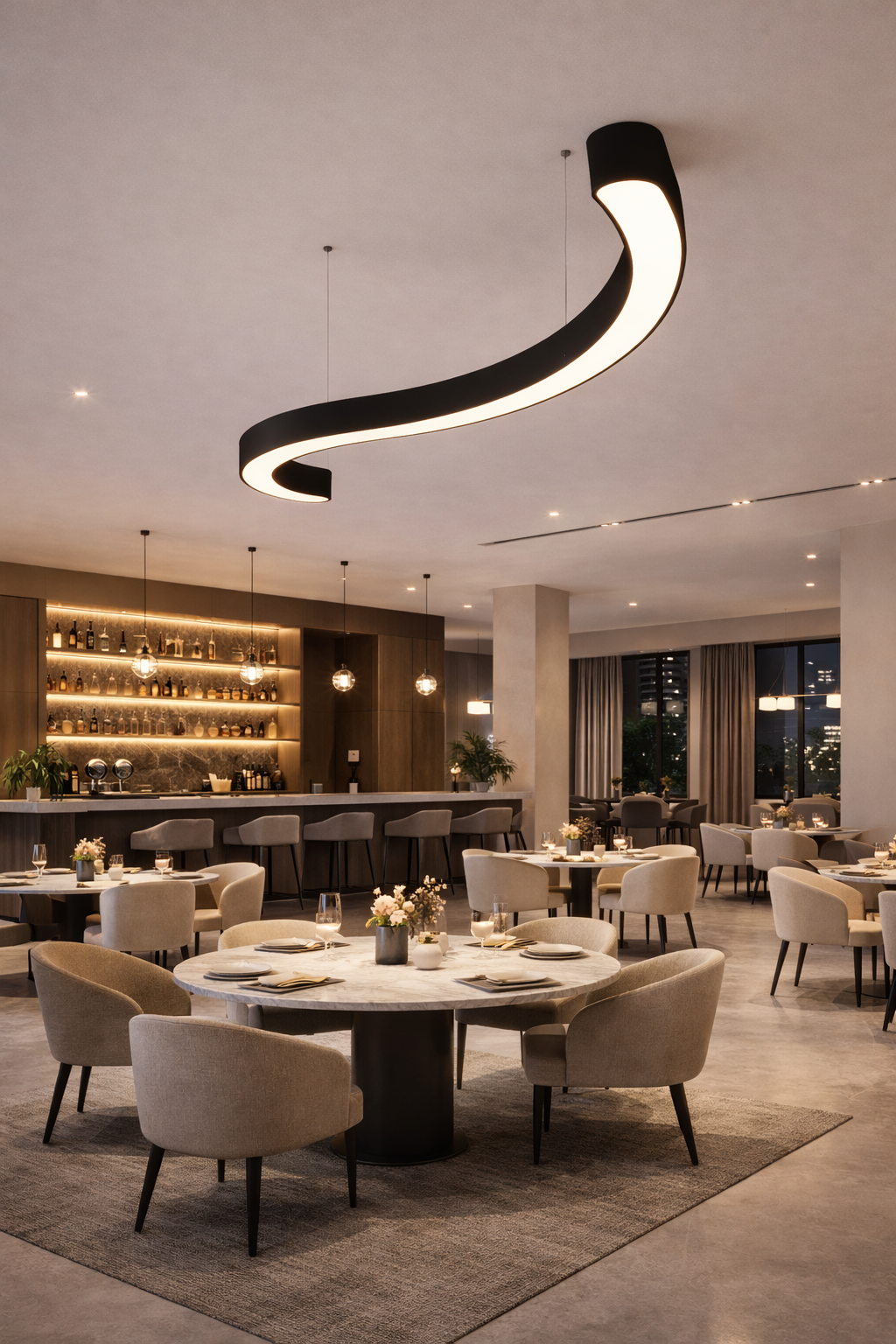 250 cm  Su Yolu Lineer Aydınlatma- Osram Led-8x8 cm