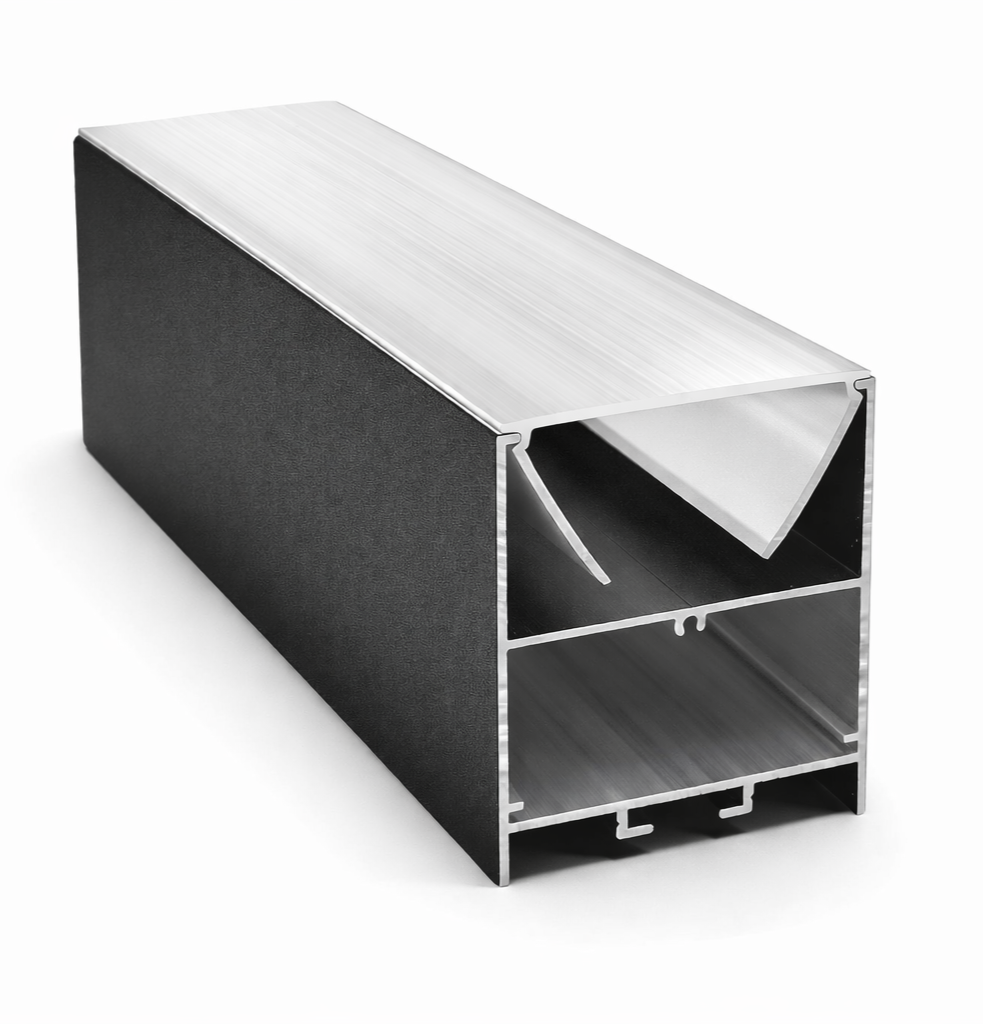 50x71 mm Reflektörlü Alüminyum Lineer Aydınlatma Profili