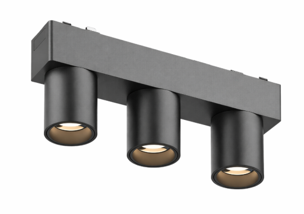 3'Lü Silindir Slim Magnet Ray Aydınlatma 48V