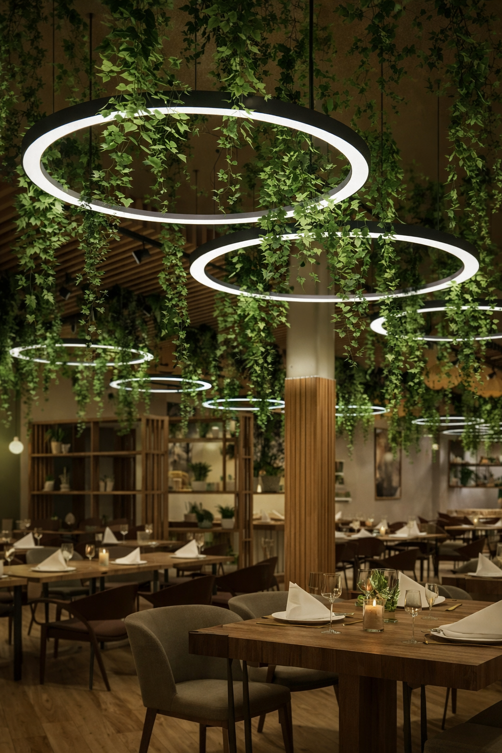 Cafe Restorant Aydınlatma